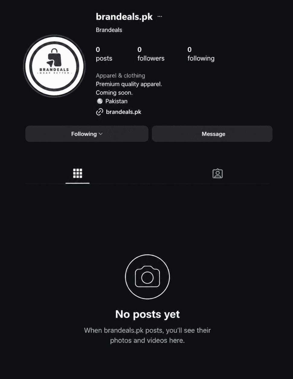 Before social media profile